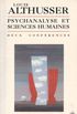 Psychanalyse et Sciences Humaines