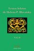Textos Seletos de Helena P. Blavatsky - Volume II