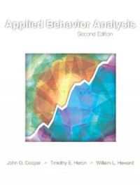 Applied Behavior Analysis 