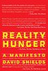 Reality Hunger (English Edition)