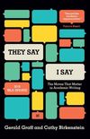 "They Say / I Say": The Moves That Matter in Academic Writing, with 2016 MLA Update (Third Edition)