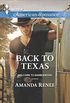 Back to Texas (Welcome to Ramblewood Book 5) (English Edition)
