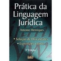Pratica Da Linguagem Juridica - Solucao De Dificuldades, Expressoes Latinas