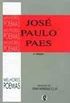 Os Melhores Poemas De Jos Paulo Paes