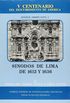 Snodos de Lima de 1613 y 1636