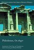 Philodemus, On Anger (Writings from the Greco-Roman World Book 45) (English Edition)