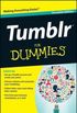 Tumblr For Dummies