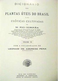 Dicionrio das Plantas teis do Brasil e das Exticas Cultivadas - Volume 3
