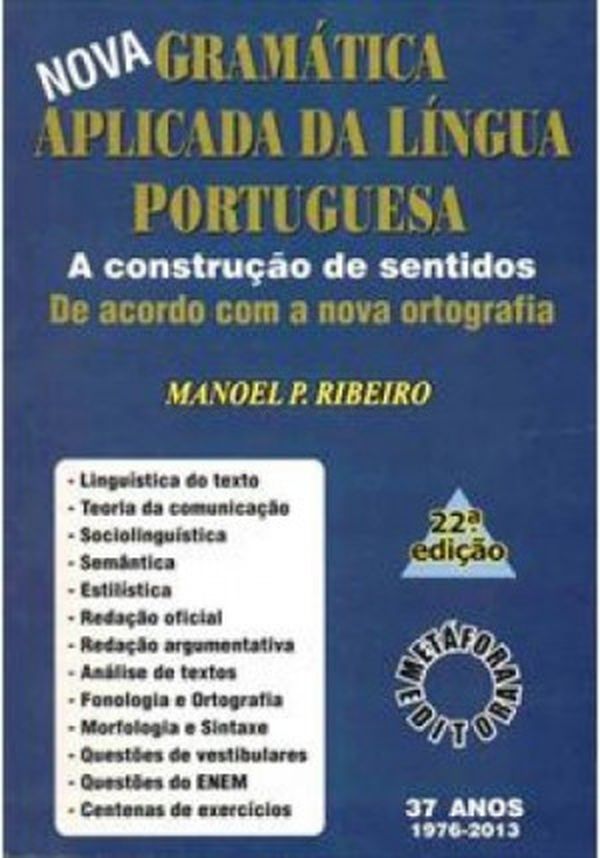 prova gramática aplicada da língua portuguesa - Letras