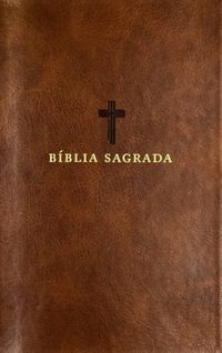 Bblia Sagrada Acf, Couro Soft, Marrom, Letra Gran