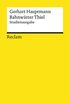 Bahnwrter Thiel: Novellistische Studie (Reclams Universal-Bibliothek) (German Edition)