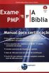 Exame PMP. A Bblia. Manual Para Certificao