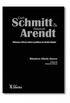 Carl Schmitt e Hannah Arendt