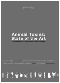 ANIMAL TOXINS:STATE OF THE ART