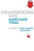 Conversaciones con Marciano Vidal, a cargo de Jos Manuel Caamao (Spanish Edition)