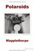 Mapplethorpe Polaroids