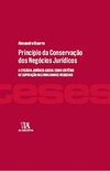 Princpio da conservao dos negcios jurdicos: A eficcia jurdico-social como critrio de superao das invalidades negociais