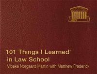 101 Things I Learned (R) in Law School
