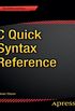 C Quick Syntax Reference (English Edition)