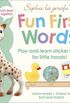 Sophie la girafe Fun First Words: Play-and-Learn Sticker Book for Little Hands!
