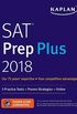 SAT Prep Plus 2018: 5 Practice Tests + Proven Strategies + Online