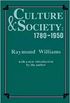 Williams: Culture And Society