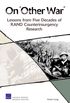 On "Other War": Lessons from Five Decades of RAND Counterinsurgency Research (English Edition)