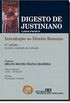 Digesto De Justiniano. Introduo Ao Direito Romano