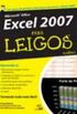Excel 2007 para Leigos