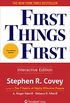 First Things First (English Edition)