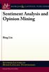 Sentiment Analysis and Opinion Mining (English Edition)