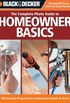 Black & Decker The Complete Photo Guide Homeowner Basics