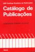 Catlago de Publicaes - Literatura Infanto-Juvenil