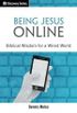 O que Jesus faria no universo on-line