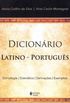 Dicionrio Latino - Portugus