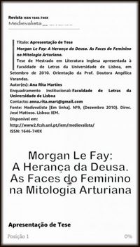 Morgan Le Fay: A Herana da Deusa