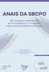 Anais da SBCPO: 28 Congresso Internacional de Oculoplstica e 7 Congresso Internacional de Esttica Periocular, V.1