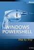 Microsoft Windows PowerShell(TM) Step By Step