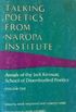 Talking Poetics from Naropa Institute, Volume One