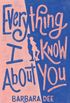 Everything I Know About You