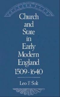 Church and State in Early Modern England