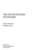 The Sound Pattern of English