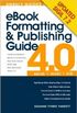 eBook Formatting and Publishing Guide for Epub & Kindle Mobi Books using Sigil ebook editor
