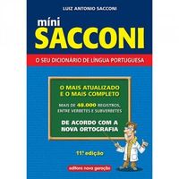 Mini Dicionrio Sacconi