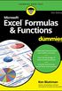 Excel Formulas & Functions For Dummies