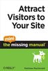 Attract Visitors to Your Site: The Mini Missing Manual (English Edition)