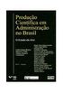 Produo cientfica em administrao no Brasil