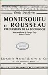 Montesquieu et Rousseau