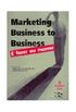 Marketing Business to Business