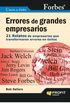 Errores de grandes empresarios: 21 relatos de empresarios que transformaron errores en xitos (Spanish Edition)